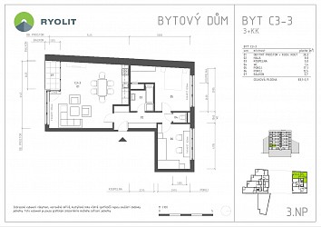 Prodej novostavby bytu 3+kk na ulici Mlýnské