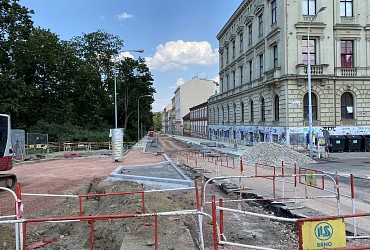 Lužánecká dlouho v rekonstrukci, ale už je z velké části dokončená