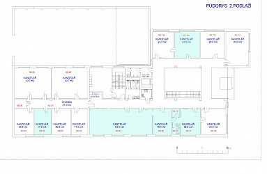 Pronájem kancelářských prostor 110 m2, Vídeňská