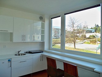 Pronájem bytu 1+kk se sklepem na ulici Vinařská Brno