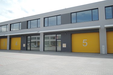 Pronájem novostavby podnikatelského boxu, Modřice