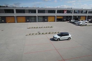 Pronájem novostavby podnikatelského boxu, Modřice