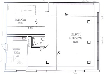 Pronájem kancelářských ploch 137 m2, Vídeňská