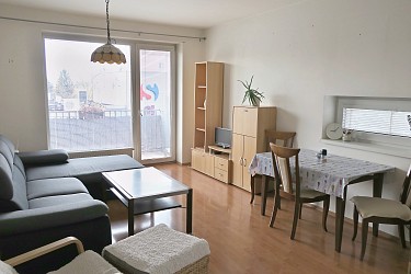 Pronájem zařízeného bytu 2+kk s balkonem v Brně Králově Poli