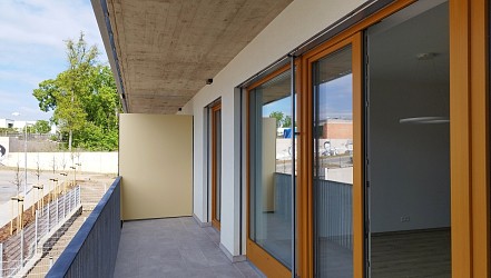 Pronájem novostavby bytu 2+kk s parkovacím stáním, Sadová