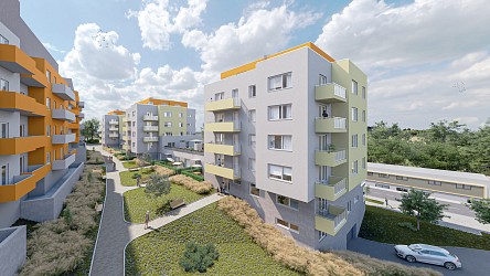 Výstavba bytu 2+kk s terasou v Brně - Bystrci