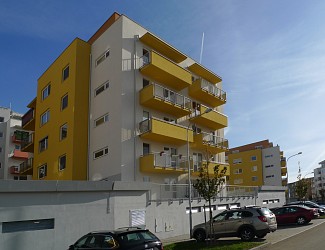 Pronájem bytu 2+kk s balkonem a parkovacím stáním, Bystrc Kamechy