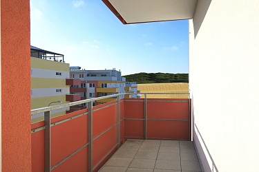 Pronájem bytu 1+kk s balkonem v Brně - Bystrci