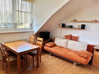 Pronájem zařízeného bytu 2+kk s balkonem v Brně