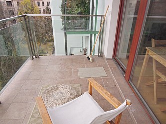 Pronájem cihlového bytu 1+kk s balkonem v centru Brna