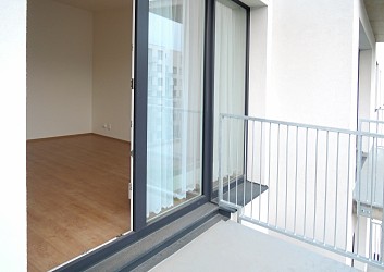 Pronájem nezařízeného bytu 1+kk 38m2 s balkonem Brno