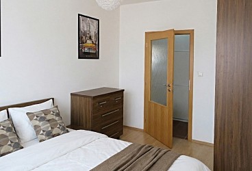 Pronájem zařízeného bytu 2+kk 42m2 Brno Husovice
