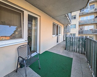 Prodej cihlového bytu 2+kk s terasou, Líšeň