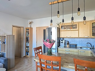 Prodej cihlového bytu 2+kk s terasou, Líšeň