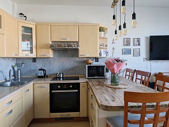 Prodej cihlového bytu 2+kk s terasou, Líšeň