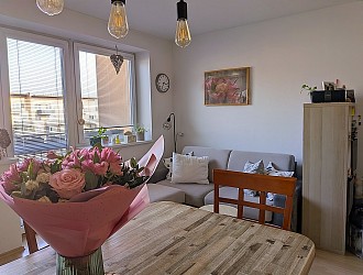 Prodej cihlového bytu 2+kk s terasou, Líšeň