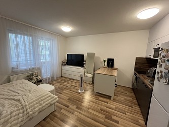 Pronájem bytu 1+kk s balkonem v Brně Kamechách