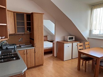 Pronájem zařízeného bytu 2+kk s balkonem v Brně
