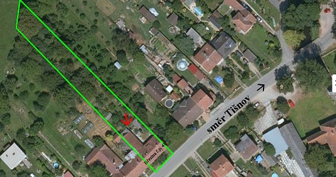 Prodej pozemku pro výstavbu RD, Březina (u Tišnova)