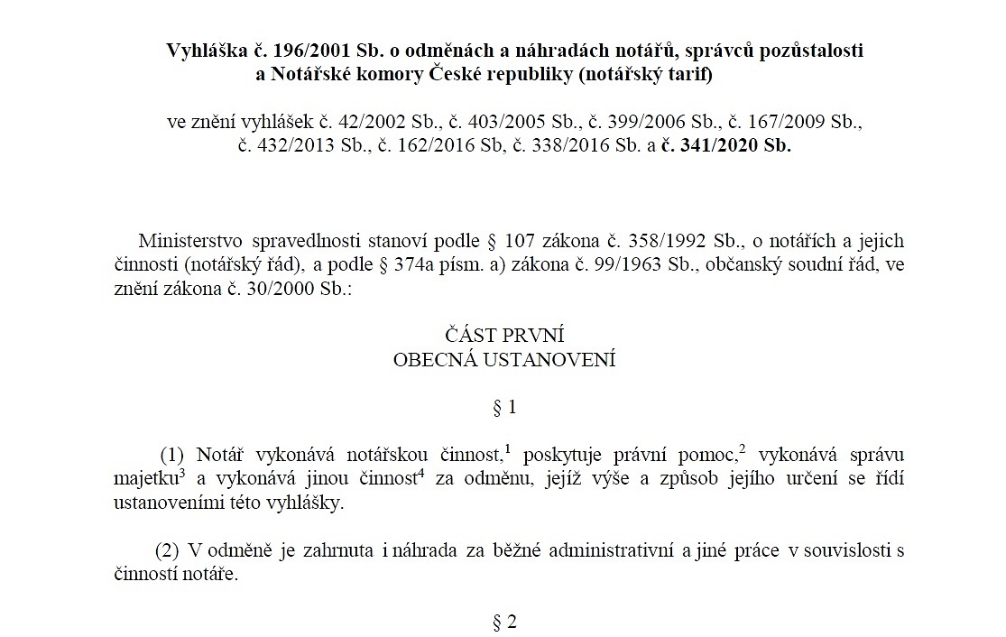 Jak změnit notáře?