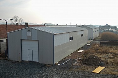 Komerční areál pro výrobu a skladování v Šakvicích