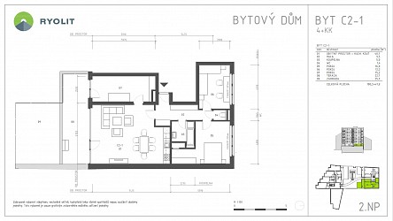 Prodej bytu 4+kk se zahrádkou v centru Brna