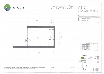 Obchodní prostor 37m2 Brno Mlýnská
