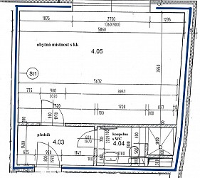 Pronájem bytu 1+kk 33m2 Hálkova Brno