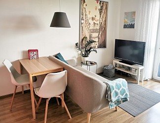 Pronájem bytu 1+kk s balkonem v Bystrci