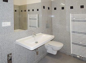 Prodej bytu 2+kk 54,6 m2 s velkou terasou, Veslařská.