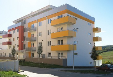 Pronájem novostavby bytu 2+kk s terasou v Bystrci