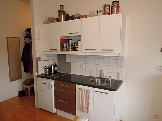 Pronájem bytu 1+kk s balkonem na ulici Gorkého