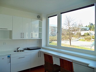 Pronájem bytu 1+kk se sklepem na ulici Vinařská Brno