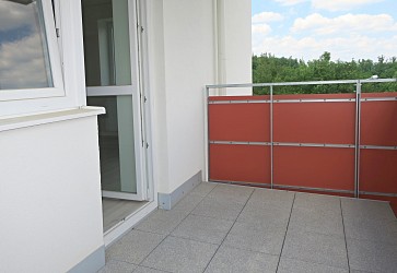 Pronájem bytu 1+kk s balkonem v Brně - Bystrci