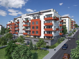 Prodej studia 1+kk ve výstavbě v Brně - Bystrci