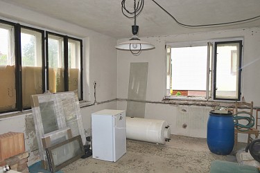 Rozestavěný rodinný dům v Morkůvkách