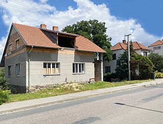 Rozestavěný rodinný dům v Morkůvkách