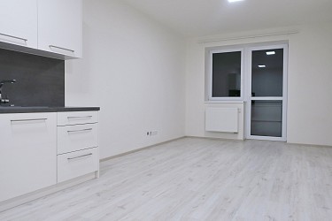 Pronájem novostavby bytu 1+kk s balkonem na Kamechách